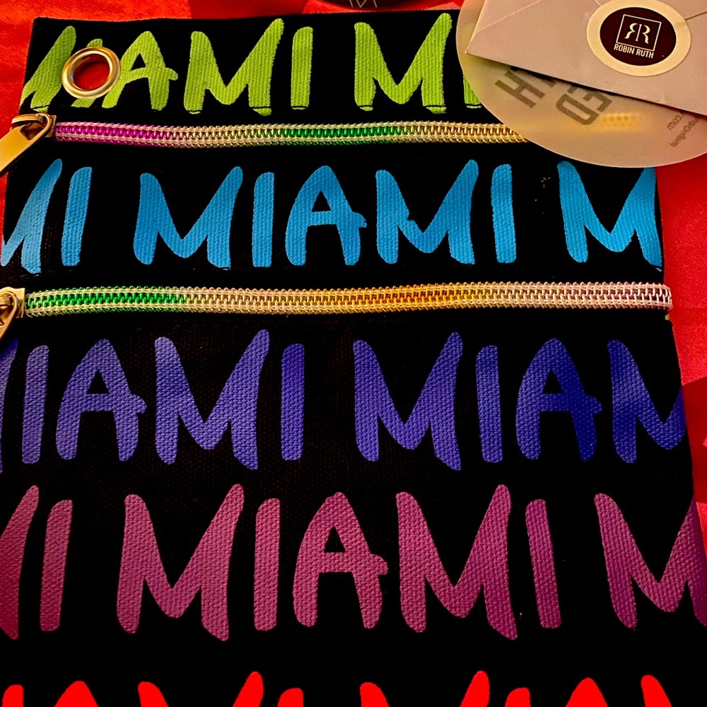 Miami- Florida Neck Wallet -NWT